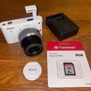 White J1 Nikon Camera